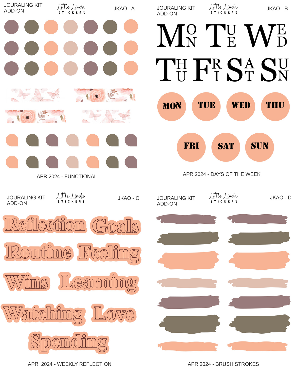 2024 Apr | Tea Time Journaling Kit