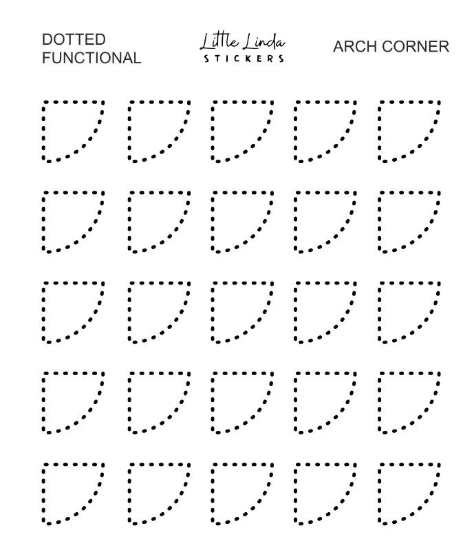 Dotted Mini Arched Corner | Functional