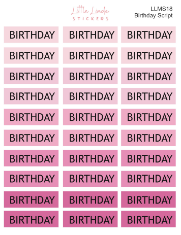 Birthday - Minimal