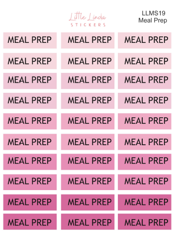 Meal Prep - Minimal