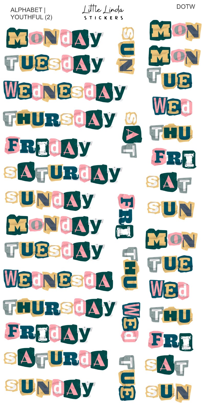 Junk Journal | Youthful - DOTW