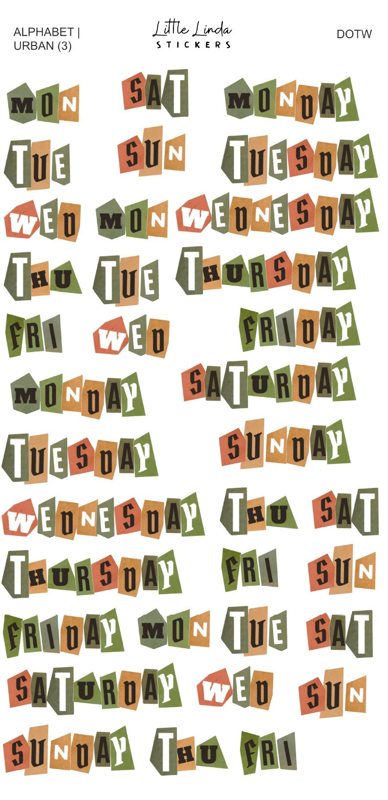 Junk Journal | Urban - DOTW