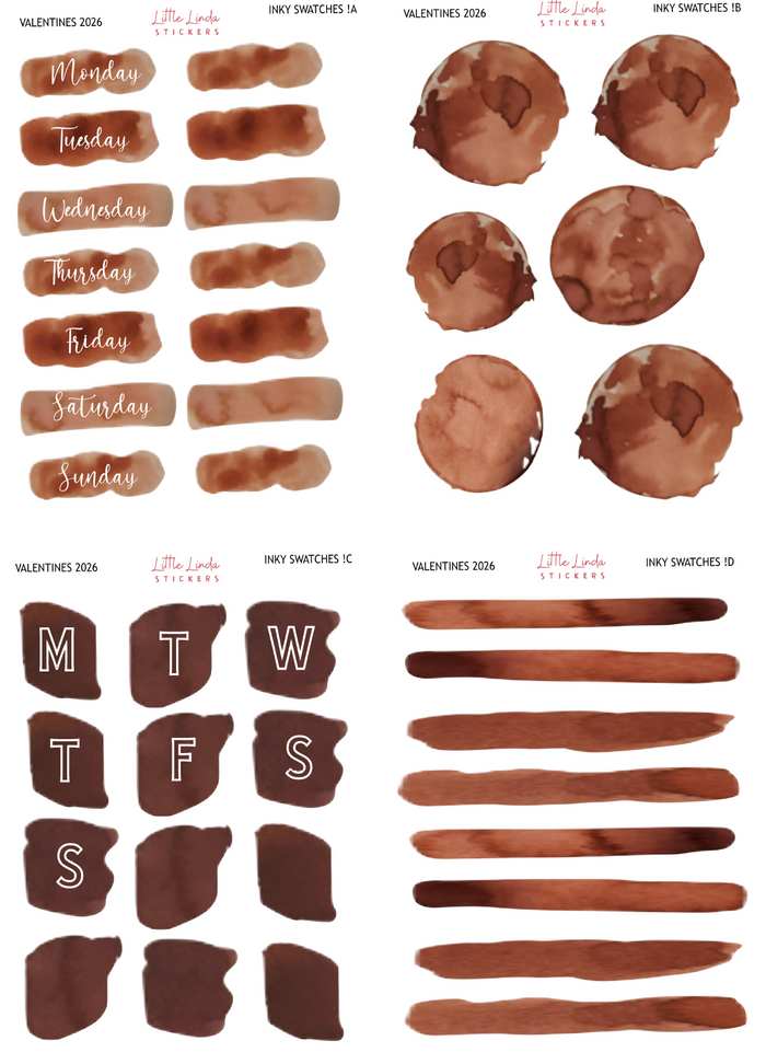 Valentines 2026 | Inky Swatches 1