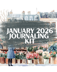 2026 Jan | Floral Shop | Journaling Kit