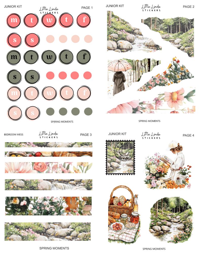 2027 - Junior Kits (Launch) planner stickers by Little Linda Stickers