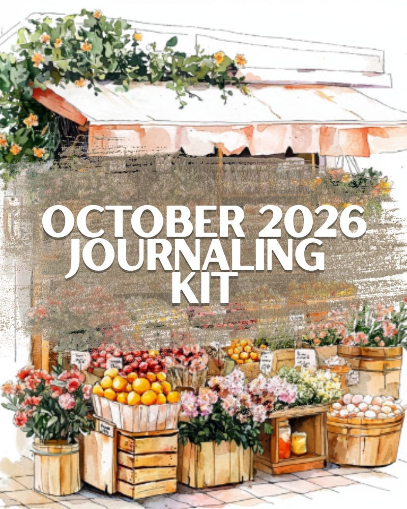 Oct 2026 | Spring Moments | Journaling Kit planner stickers by Little Linda Stickers
