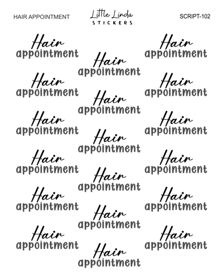 Hair Appointment | SCRIPT