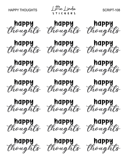 Happy Thoughts | SCRIPT