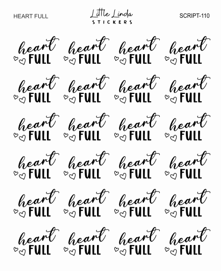 Heart Full | SCRIPT
