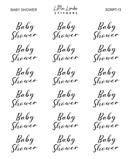 Baby Shower | SCRIPT