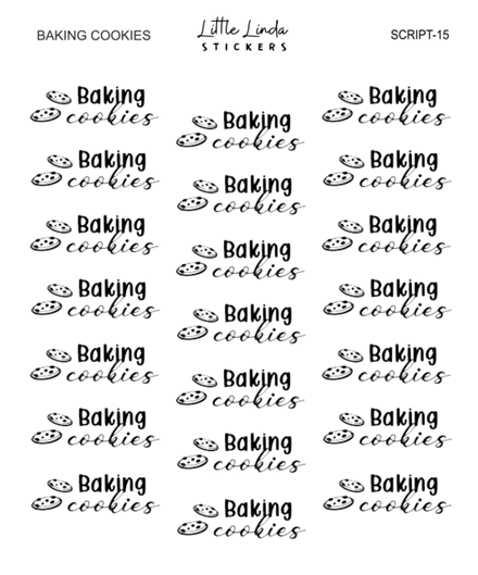 Baking cookies | SCRIPT