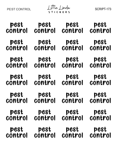 Pest Control | SCRIPT