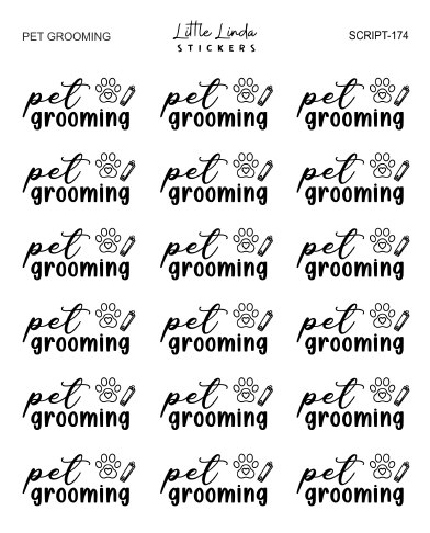 Pet Grooming | SCRIPT
