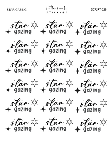 Star Gazing | SCRIPT
