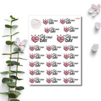 Self Care Day Stickers
