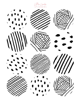 Abstract Line Circles - Deco