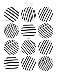 Abstract Line Circles - Deco