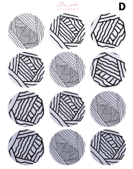 Abstract Line Circles - Deco