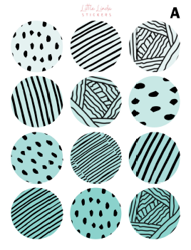 Abstract Line Circles - Deco