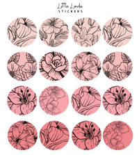 Minimal Floral Line - Circles 1