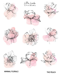 Minimal Watercolour Florals III