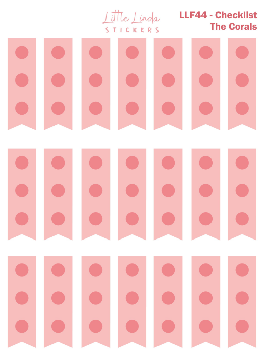 Checklist Banner Flags
