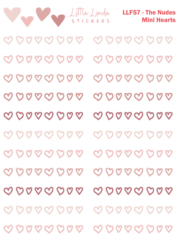 Mini Heart Headers