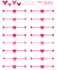 Heart Arrow Headers