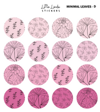 Minimal Leaf Pattern - Pinks