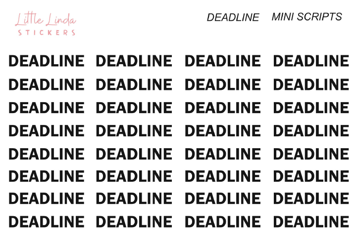 Deadline - Mini